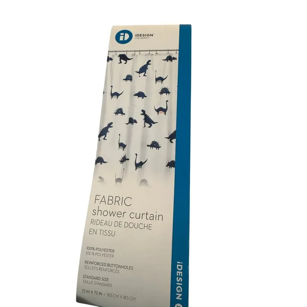 Dinosaur  Fabric Shower Curtain multi color size 72